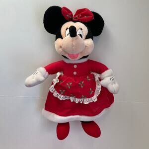 Disney Christmas Minnie Vintage plush